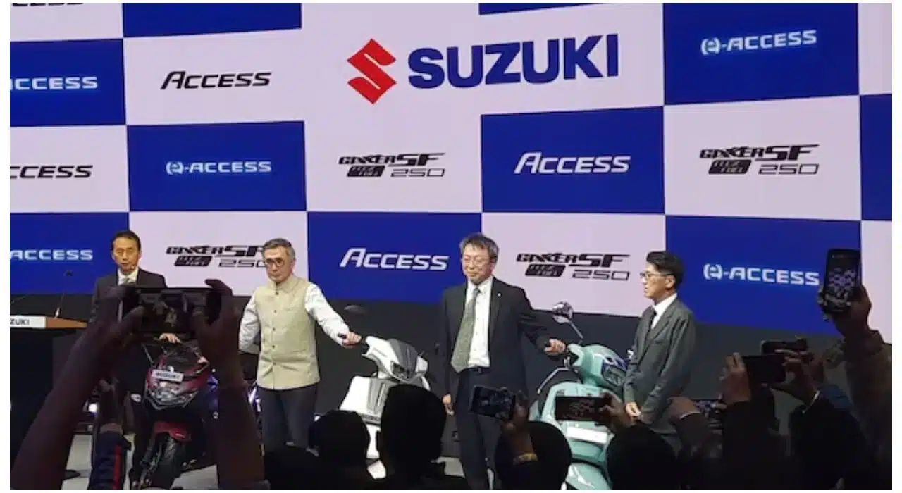 Suzuki unveils three new two-wheelers at Bharat Mobility Expo 2025