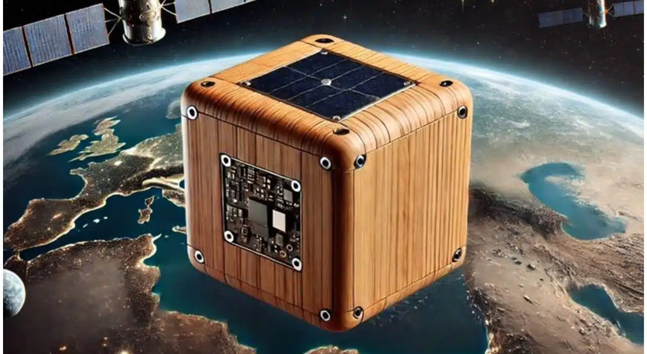 World's first wooden satellite, LignoSat, enters Earth's orbit