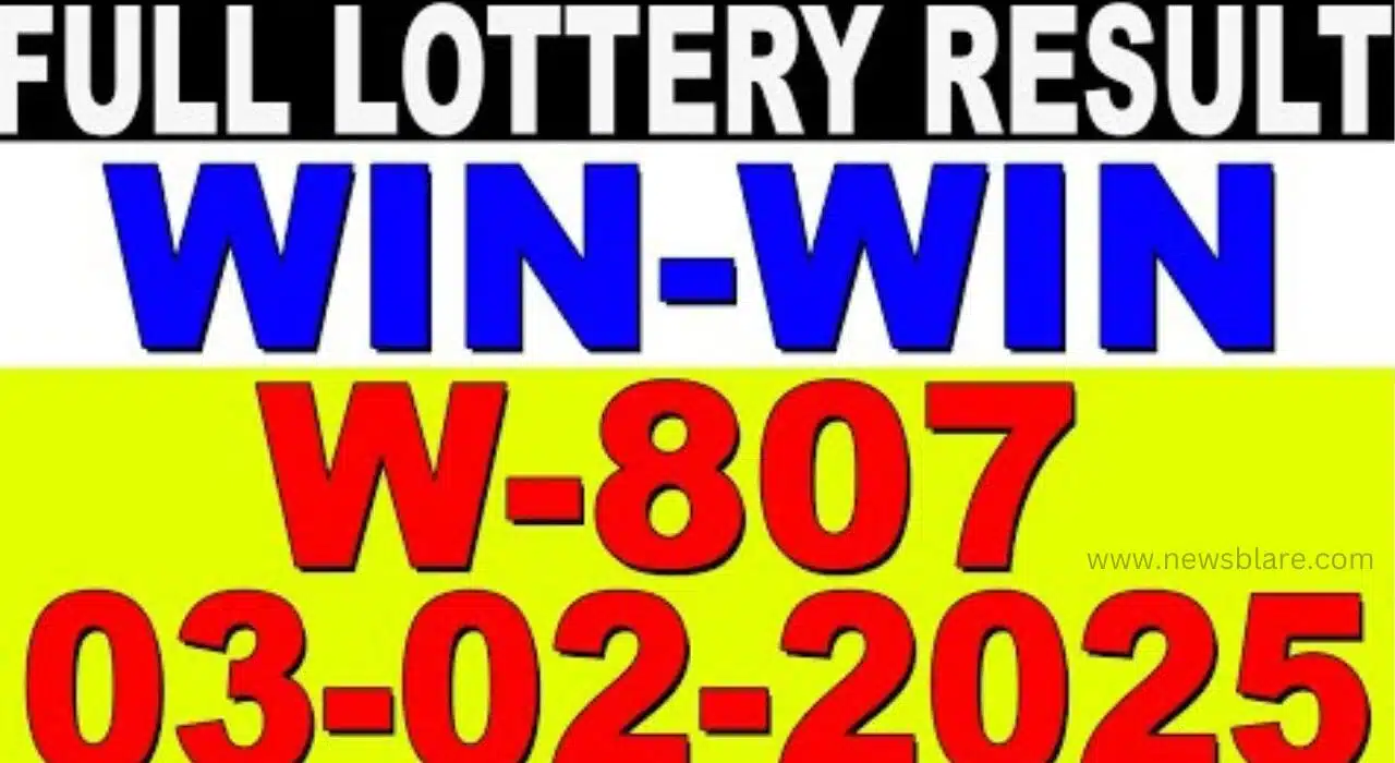 Kerala w807 lottery results: Win Win Lottery Draw Results