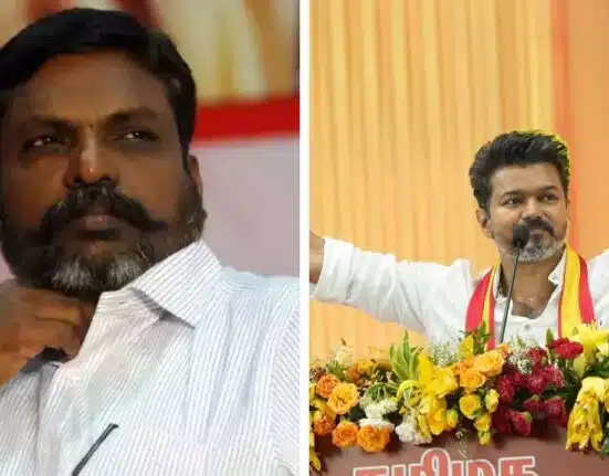 VCK’s Thiruma criticise actor Vijay, over their Actor to Politician Strategy