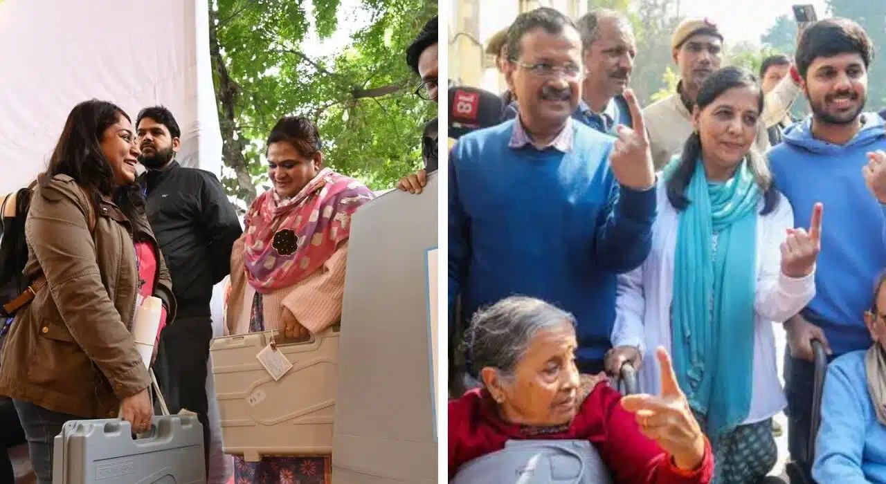 Delhi Elections 2025: Voters Turnout record 33.31% in Delhi, 40% in Mustafabad constituency