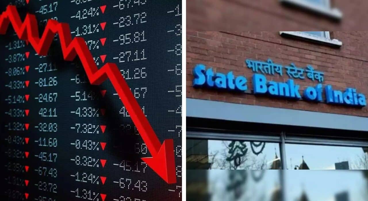 SBI Share price decline by 4.75%, follows downward trend