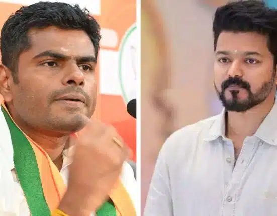 Annamalai accused Actor Vijay for 'work-from-home politics' over liquor scam