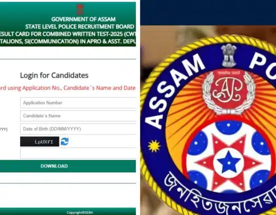 SLPRB Assam Police SI Result 2025 to be out Today
