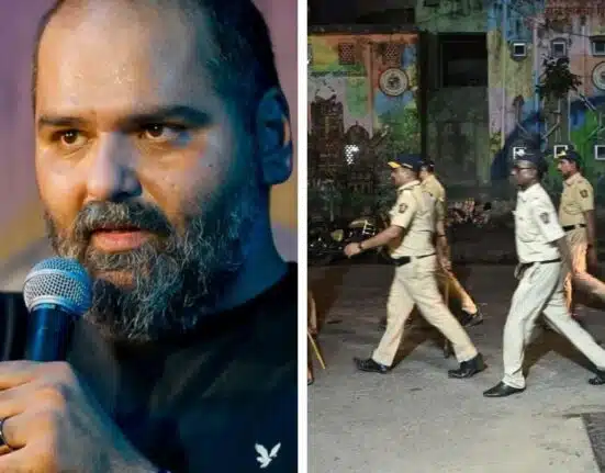 Angry Shiv Sena Workers put Kunal Kamra's Photo Outside Public Toilet