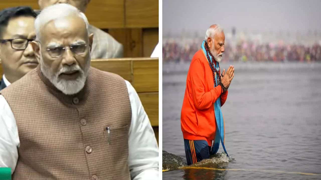 Narendra Modi marks Maha Kumbh 2025 success in Lok Sabha during ...