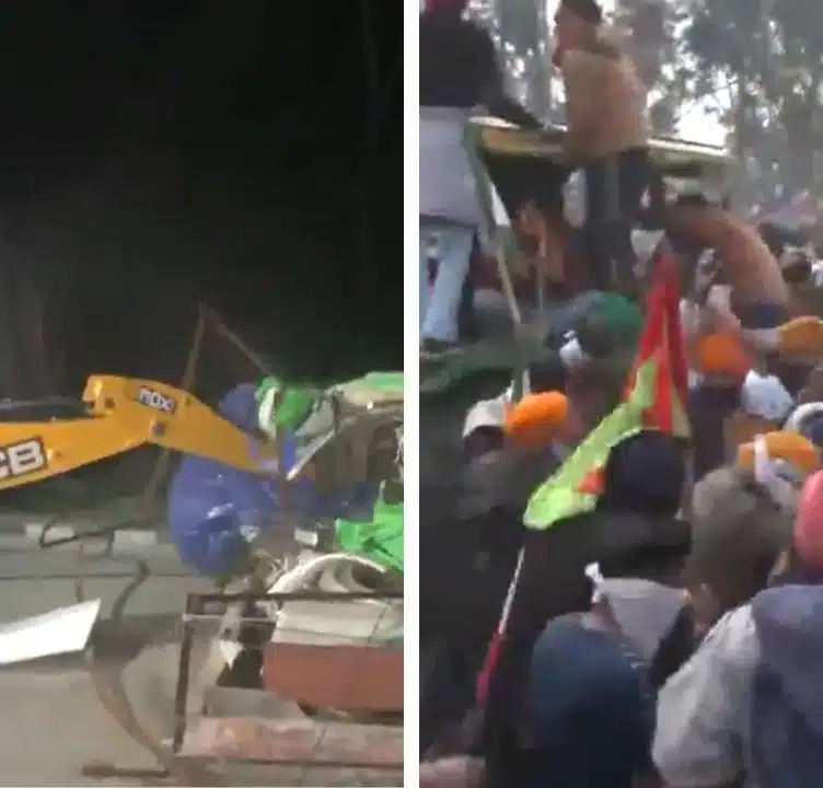 Police removes all protesting farmers from Punjab-Haryana Shambhu Border