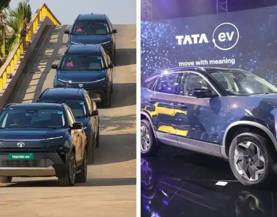 Tata Harrier EV showcased at the Pune factory ahead of Launch, Design same as the ICE version