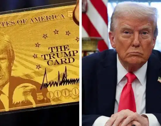 Trump Reveal First Look of $5 Million Gold Card for migrants