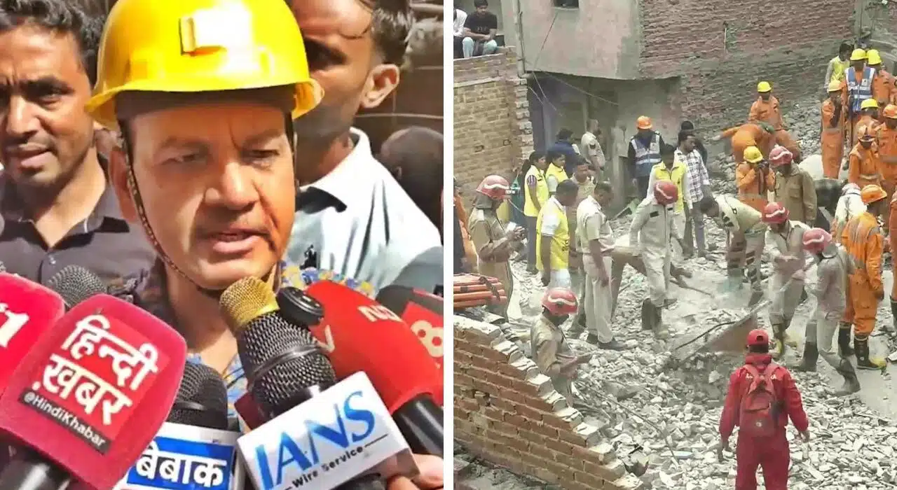 4 killed in four-storey Delhi building collapse, 12 trapped under debris, 14 rescued