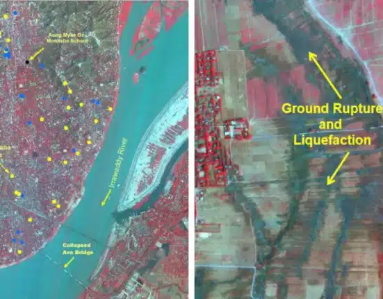 ISRO Release Satellite Images of Damage Caused by Massive Myanmar Earthquake
