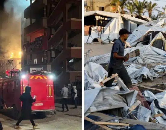 Israeli Force Attack on journalists tent near Nasser Hospital, 2 Killed, and others Injures