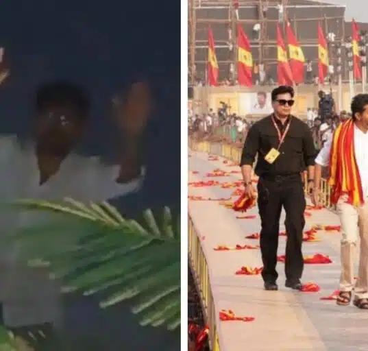 Actor Vijay Shocked, Fan Rocked: Jumps down a tree to meet him in rally in Coimbatore