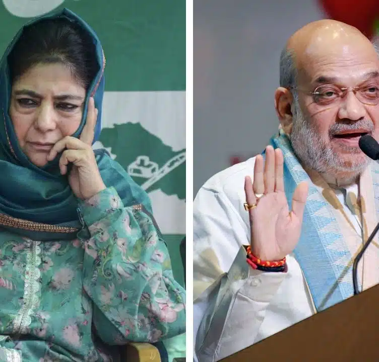 Mehbooba Mufti urges Amit Shah to offer security to Kashmiri outside J-K