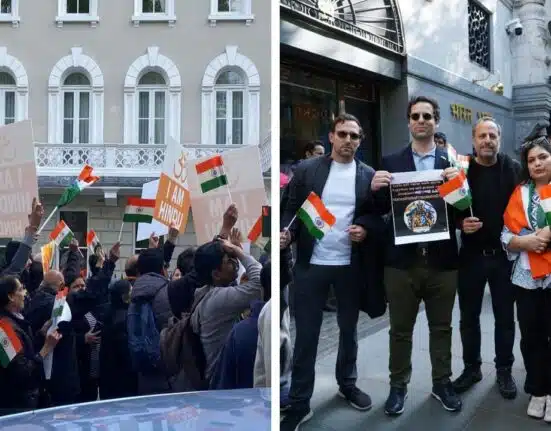 Indians in UK protest outside Pakistan High Commission to condemn Pahalgam Terror Attack