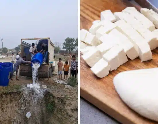 FSDA seized 4800 kgs Fake Paneer on Agra Expressway, Transported from Mathura to Lucknow