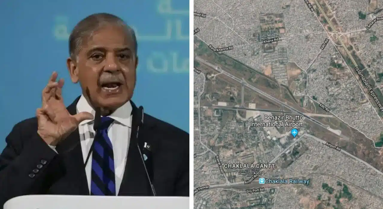 PAK PM Shehbaz Sharif confess missile strike on the Nur Khan airbase
