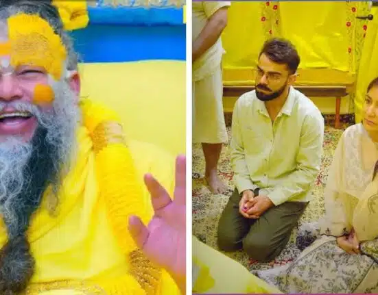 Virat Kohli meet Premanand Maharaj with his wife, a day after retirement