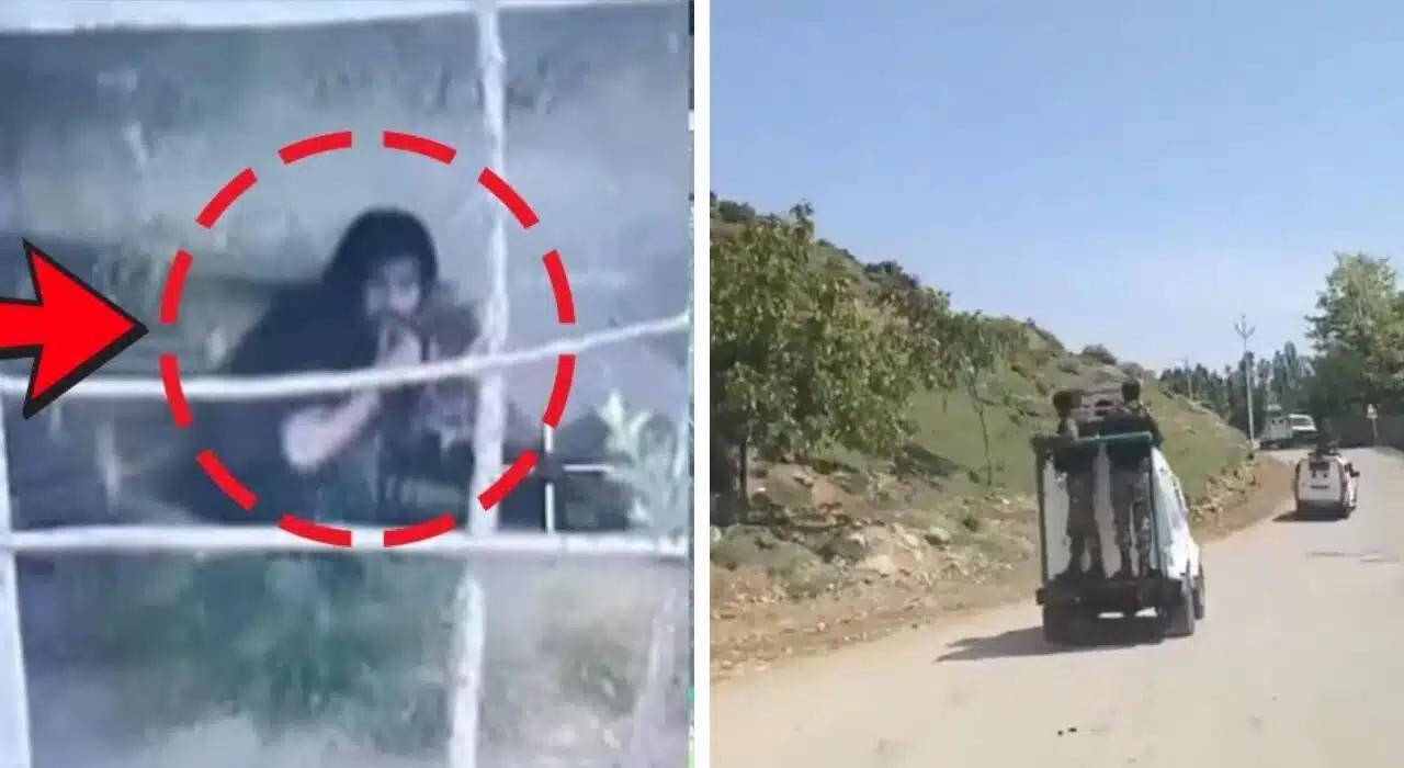 Drone Dramatic footage: Terrorists Hide in Shed before Encounter