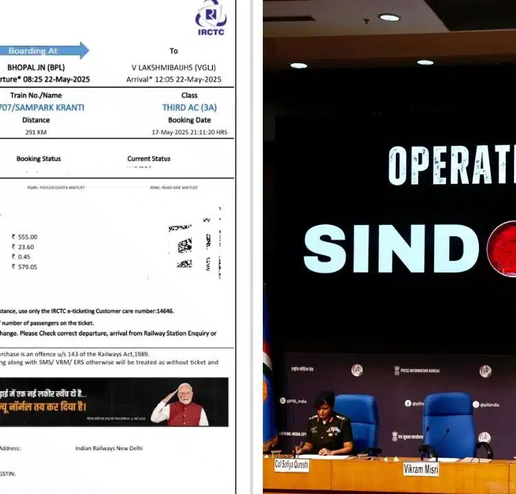 Congress Accuse BJP of politicising Operation Sindoor on IRCTC e-ticket