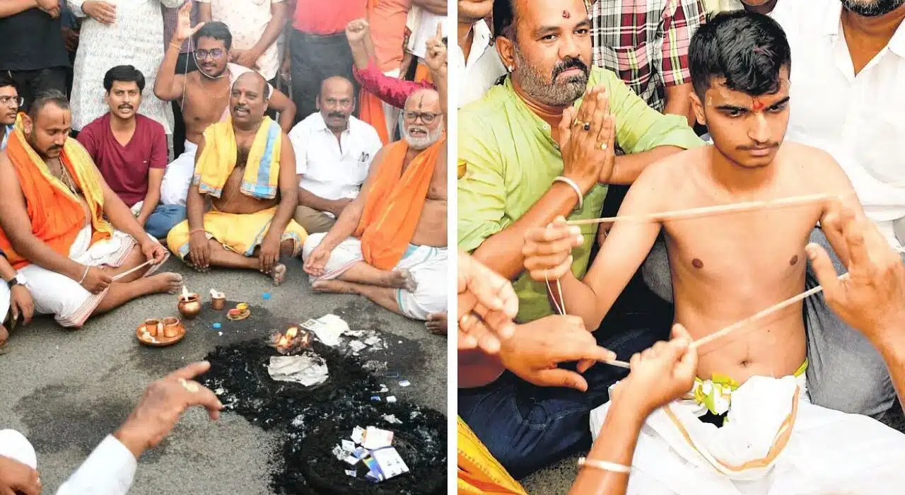 2 Arrested for asking candidates to remove Brahmins sacred thread in NEET Exam Centre
