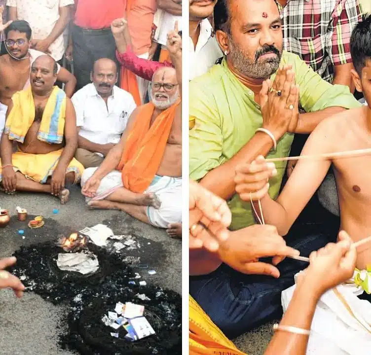 2 Arrested for asking candidates to remove Brahmins sacred thread in NEET Exam Centre