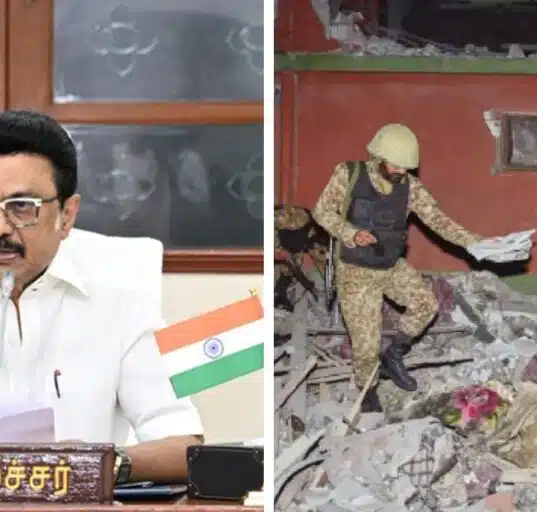 Tamil Nadu Chief Minister support Indian Army during Operation Sindoor