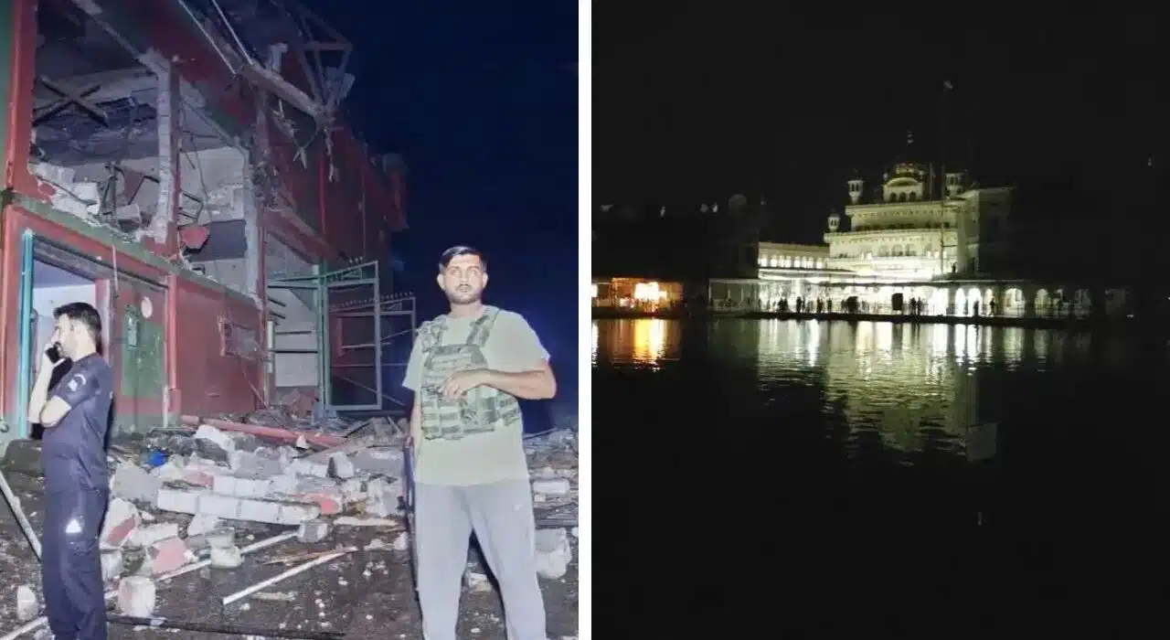 Blackout at Amritsar's Golden Temple, Lights switched off during mock drill