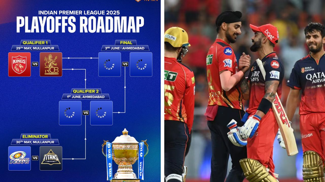 IPL 2025 Playoffs Schedule: Check team plays in Qualifier 1, Qualifier ...