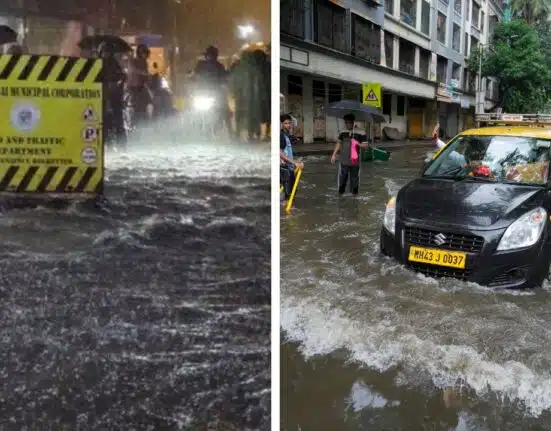 Heavy Rainfall in Maharashtra Cause Hoarding collapse, Waterlogging and traffic games