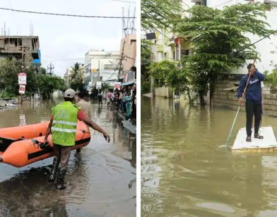 Bengaluru Rain affected areas cleaned before Chief Minister's Visit