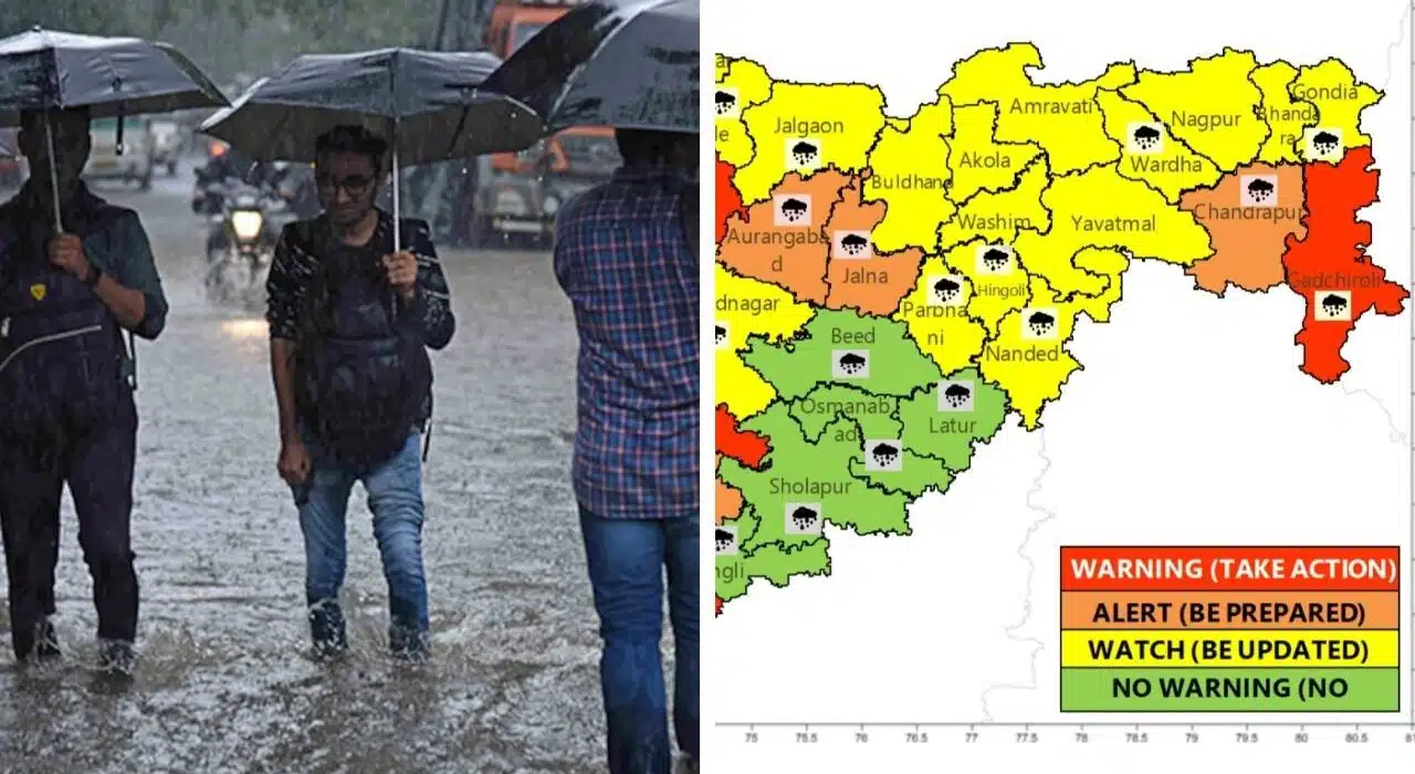 Heavy Rain Red Alert Issued in Raigad and other regions in Maharashtra