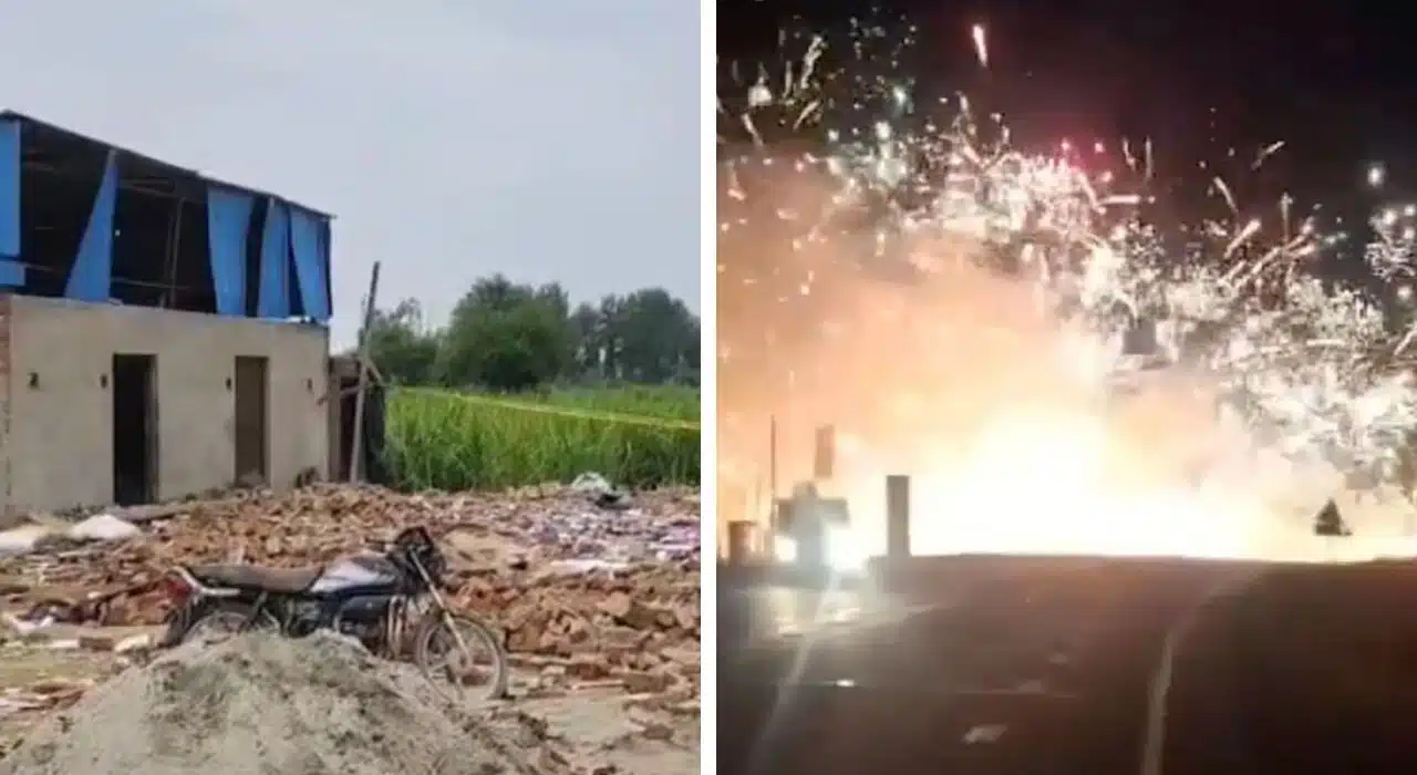 Firecracker Factory Blast in Amroha UP: 4 Dead, 9 Others badly Injured