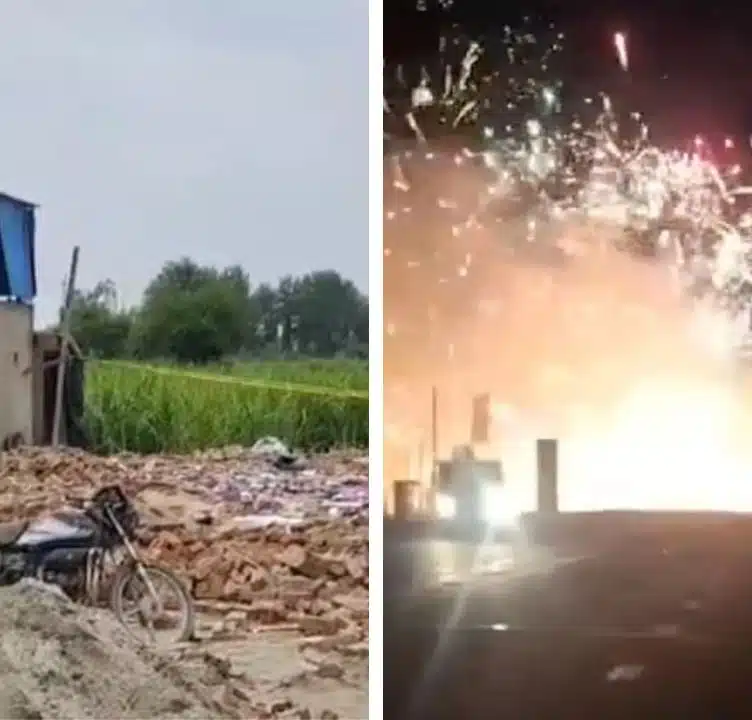 Firecracker Factory Blast in Amroha UP: 4 Dead, 9 Others badly Injured