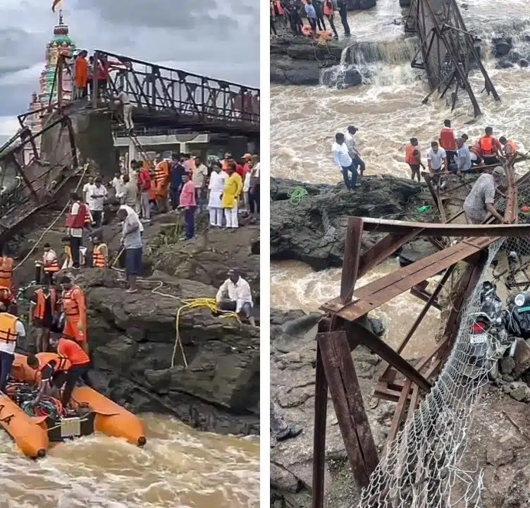Pune Bridge Collapsed Rescue Operations End, 4 People Declared Dead, 2 Recovered