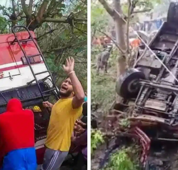 Himachal Mandi Bus Accident: Bus Falls into 200 ft deep gorge, 2 Killed and 20 Injured