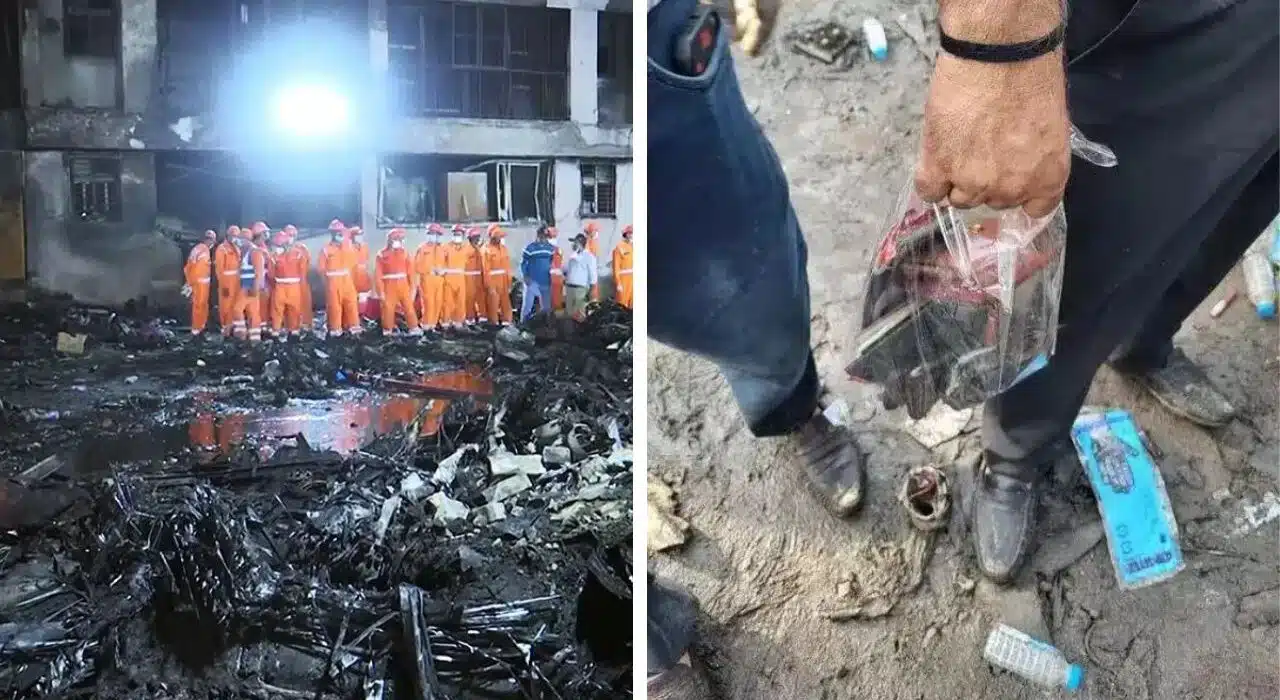 Rescue Man Collects 70 Tolas Gold, ₹80,000 Cash from Ahmedabad Plane Crash site