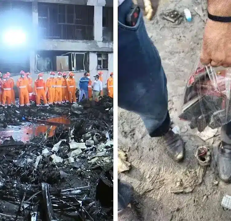 Rescue Man Collects 70 Tolas Gold, ₹80,000 Cash from Ahmedabad Plane Crash site