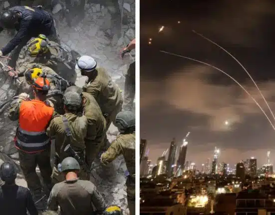 Iran Hit Israel and scattered small bombs on 8th day of Conflict
