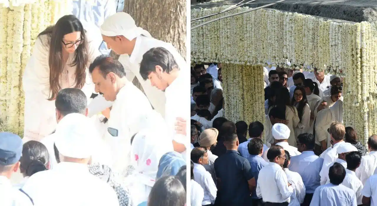 Karisma Kapoor got emotional at Ex Husband Sunjay Kapur funeral