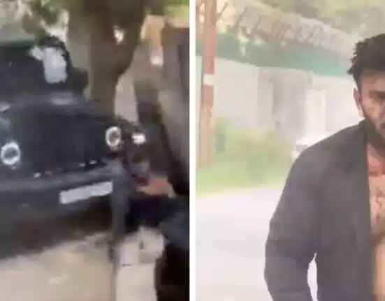 Shocking Noida Fight Incident: Mahindra Thar SUV Hit Man and Rammed him into Drain