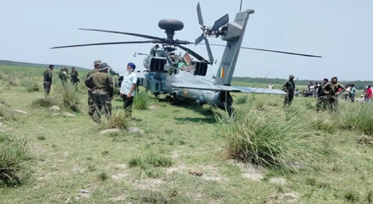 Apache helicopter emergency landing in Uttar Pradesh's Saharanpur over Technical Faults