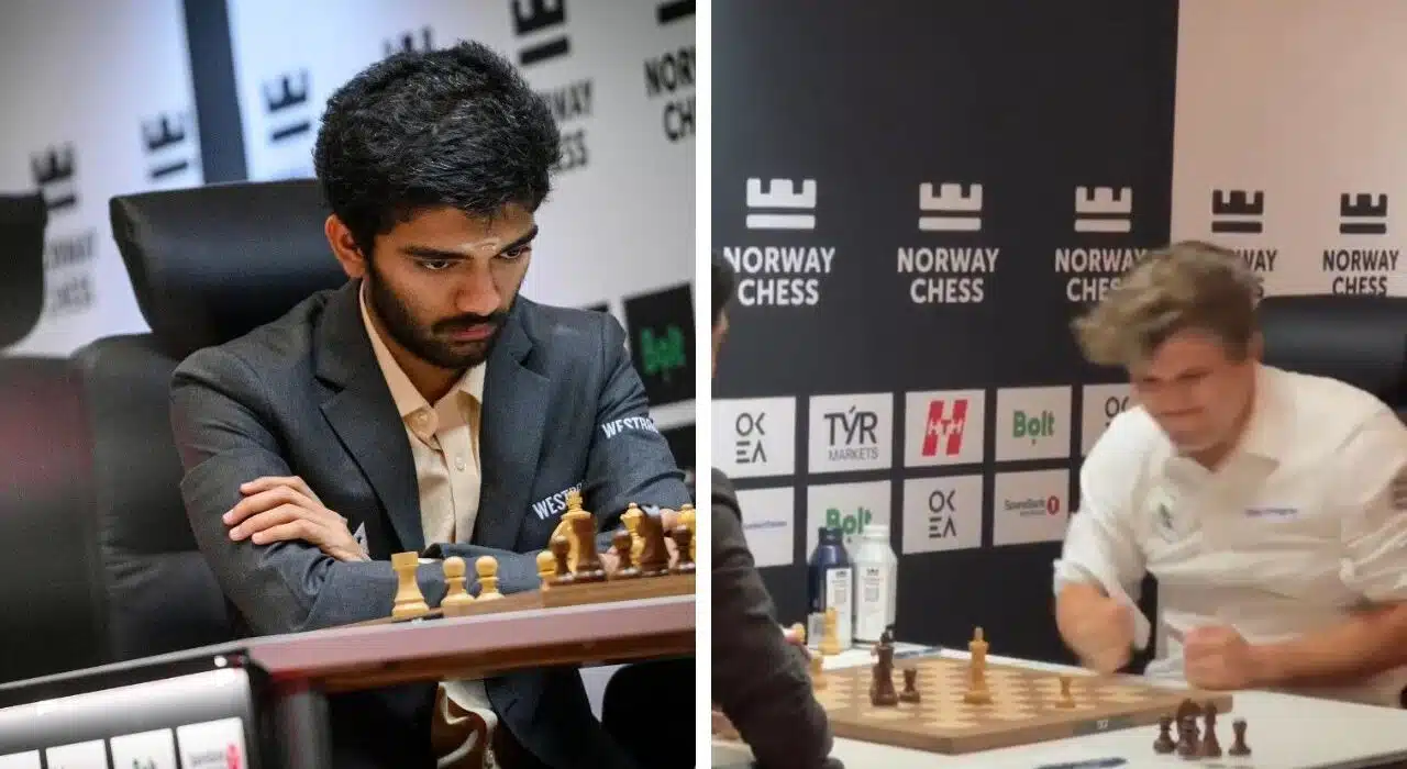 Gukesh beats Magnus Carlsen in Norway Chess 2025 Classical game