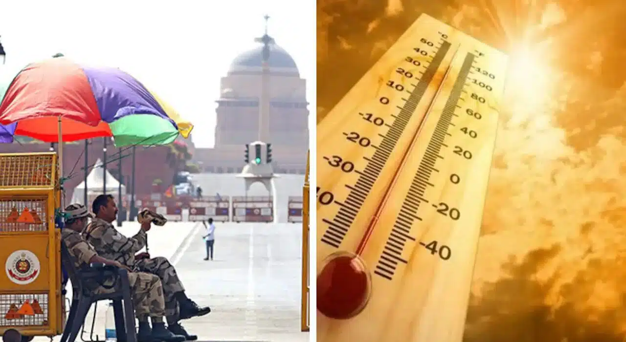 Red Alert Issue in Delhi after Heat Index Cross 51.9 degrees, Relief Expected after 13 June