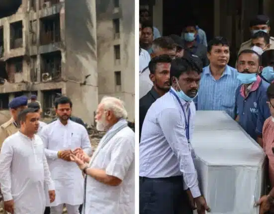 PM Modi visit Crash site, Handover bodies of 5 Victims to Families