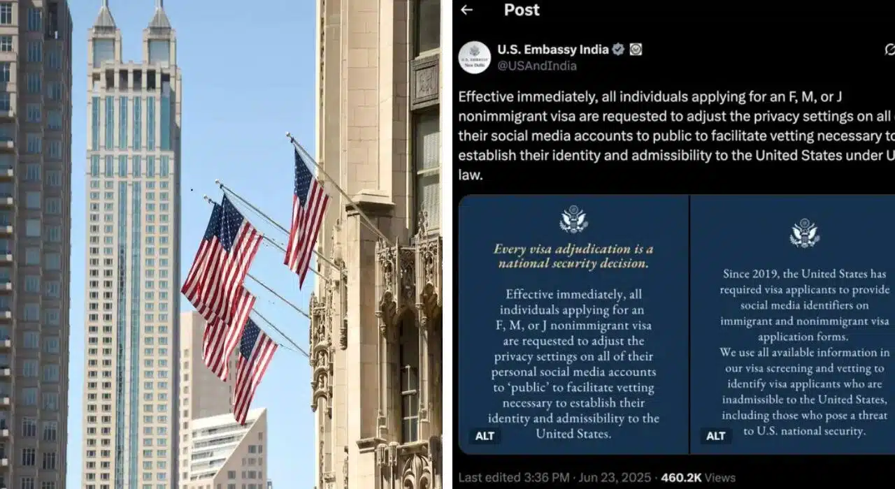 US Embassy India New Screening Guidelines: Ask Applicants To keep their Social Media Profile Public for US Visa