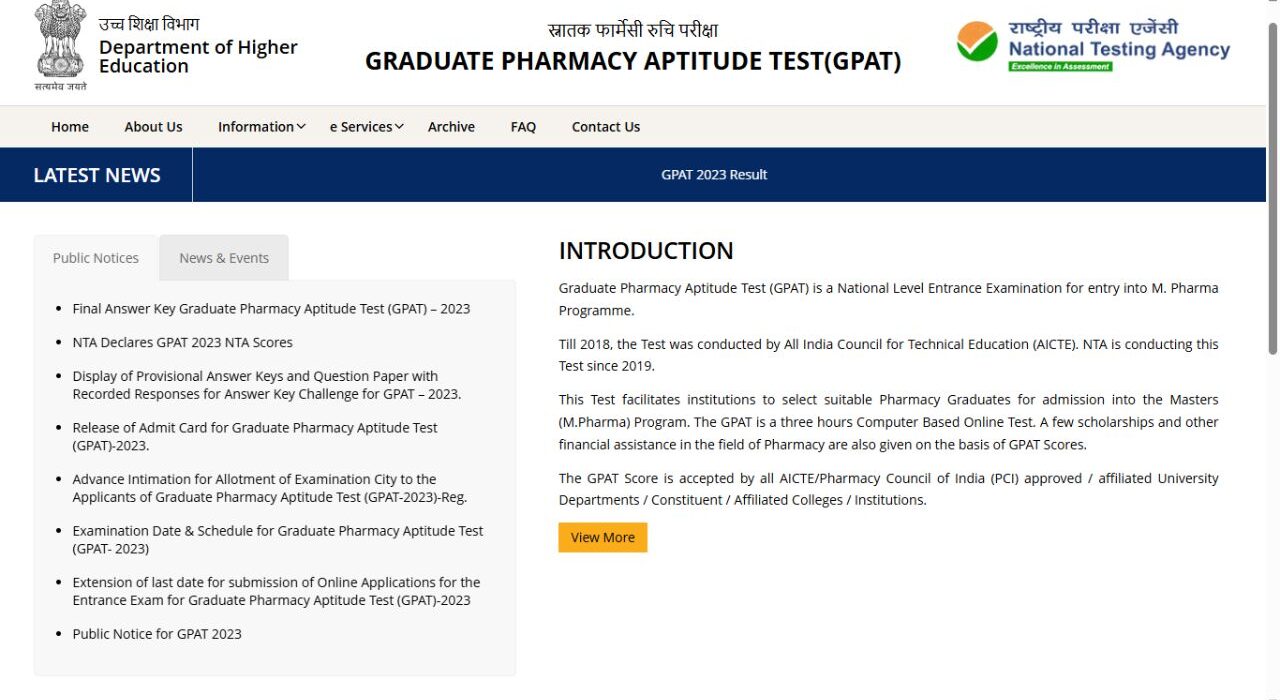 GPAT result 2025 merit list with Results Out Today, Download Pharmacy Aptitude Scorecard