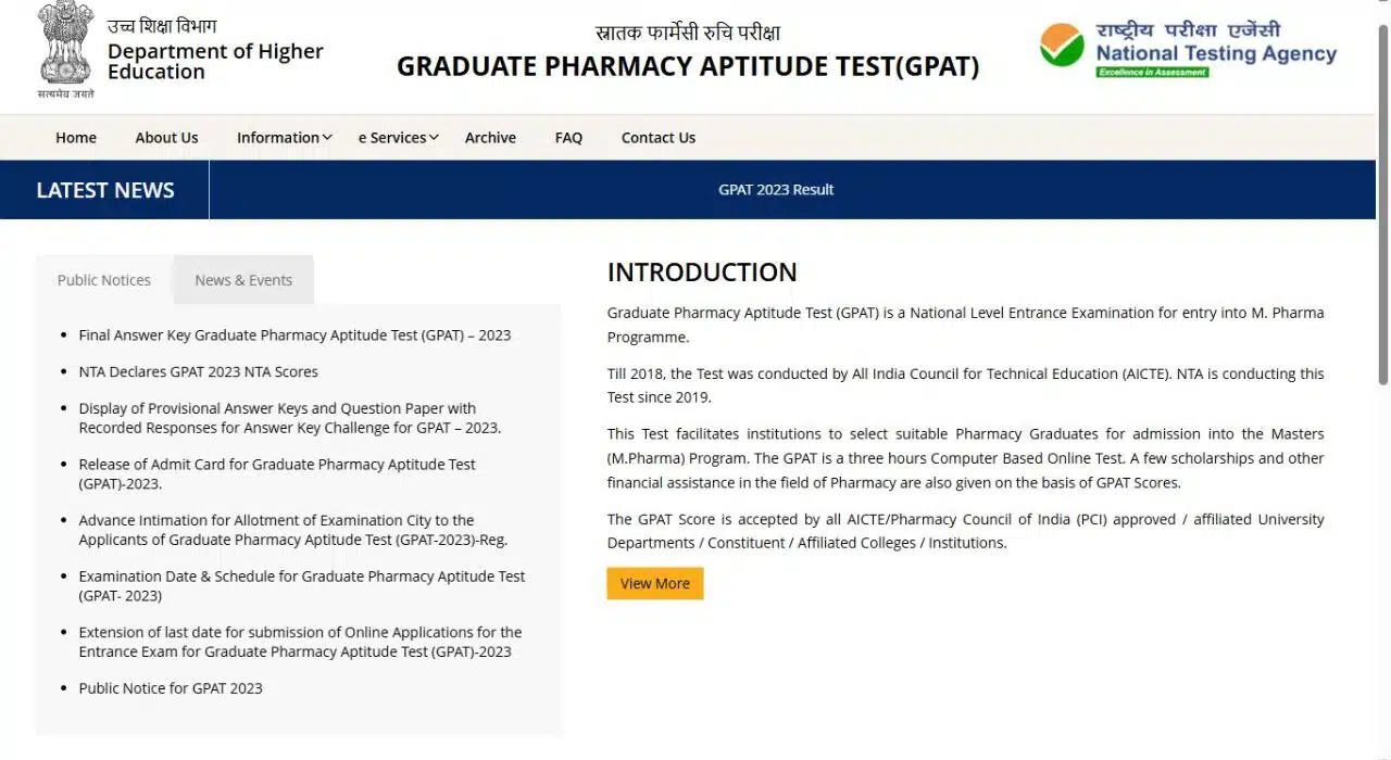 GPAT result 2025 merit list with Results Out Today, Download Pharmacy Aptitude Scorecard