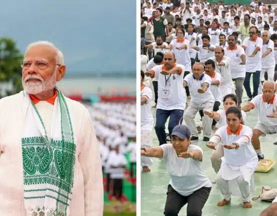 PM Modi International Yoga Day Mega Event in Visakhapatnam