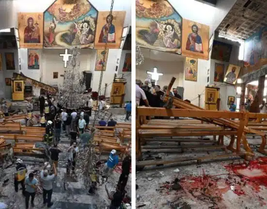 Suicide attack in Damascus Church: 20 killed and dozens of people injured